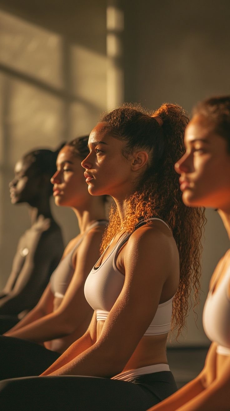 _Empowering Women_ Dynamic Training in a Stylish Gym Space_